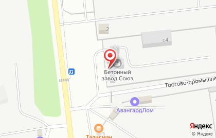 Бетонный завод ЛенБетон в Красносельском районе на карте