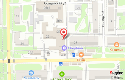 Банкомат Поволжский банк Сбербанка России на улице Сергея Лазо, 26а к 1 на карте