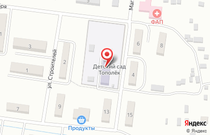 Тополёк в Хабаровске на карте