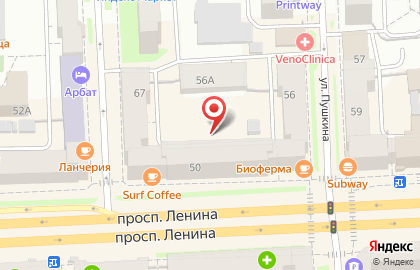 Немецкая обувь на проспекте Ленина на карте