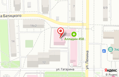 Аптека, ООО Аладин №458 на улице Ленина на карте