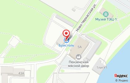 Магазин у дома Бристоль в Железнодорожном районе на карте