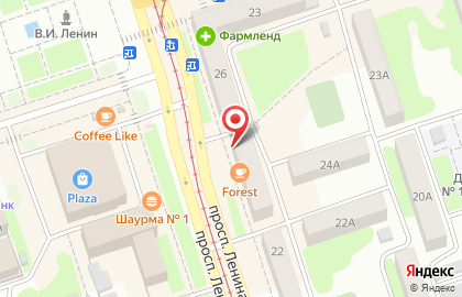Микрокредитная компания Fastmoney на проспекте Ленина на карте