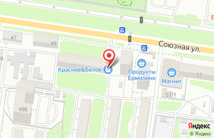 Книжно-канцелярский магазин ОПТимист на Союзной улице, 51 на карте