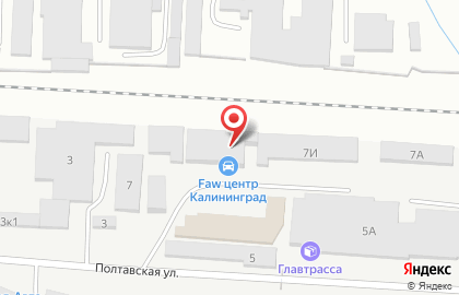 Автосалон FAW Центр Калининград на карте