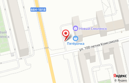 Супермаркет Пятерочка на Киевском шоссе на карте