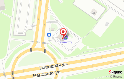 Шиномонтаж 78 на Народной улице на карте