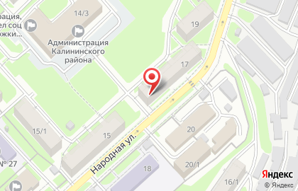 Общественная приемная депутата Государственной Думы Федерального Собрания РФ Ганзя В.А. в Калининском районе на карте
