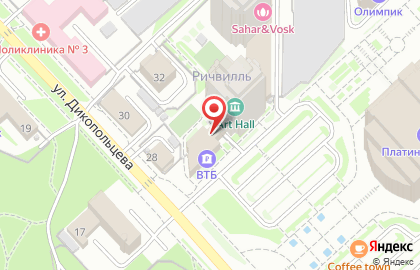 Риелторская компания Новый Атлант на улице Дикопольцева на карте