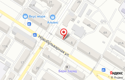 Салон-парикмахерская Комильфо на Новобульварной улице на карте