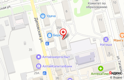 Аккумуляторный центр Автомотив на Деповской улице на карте
