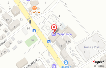 Отель Metropol в Ленинском районе на карте
