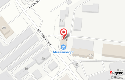 Компания Металлоторг в Засвияжском районе на карте