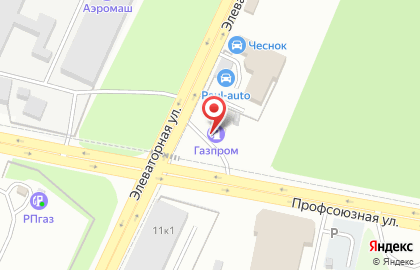 Газпром в Уфе на карте