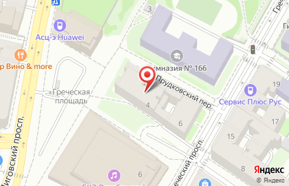 Психоаналитический центр Золотое Сечение на 4-ой Советской улице на карте
