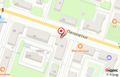 Ортопедический салон Мастер Осанки на улице Пятилетки на карте