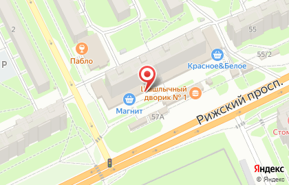 Банкомат СберБанк на Рижском проспекте, 57 на карте