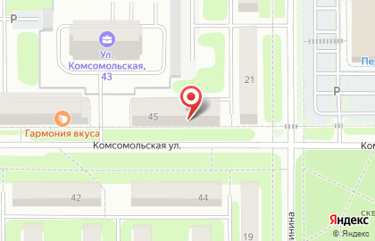Отделение службы доставки Boxberry на Комсомольской на карте