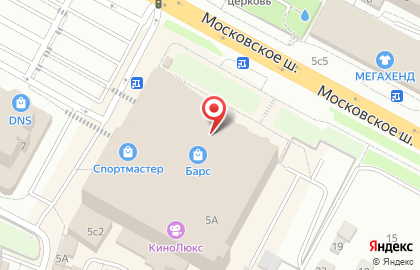 Банкомат ВТБ на Московском шоссе, 5а на карте