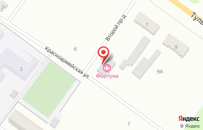 Главная дорога на Красноармейской улице на карте