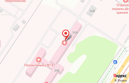 Центральная городская клиническая больница №6 в Ленинском районе на карте