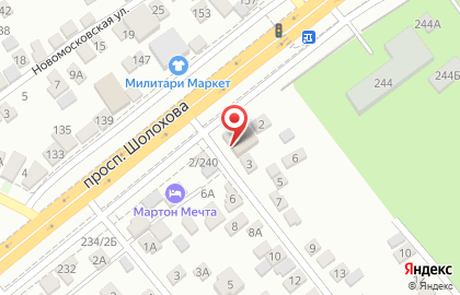 Торговый дом Klinker Hof на проспекте Шолохова на карте