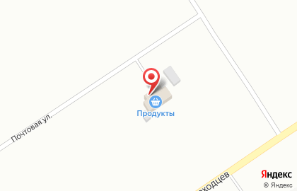 Продовольственный магазин в Центральном районе на карте