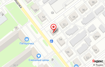 Аптека Озерки у дома на улице Грибоедова на карте