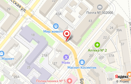 Дары моря на улице Максима Горького на карте