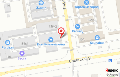 Магазин инструментов и крепежных изделий Дом Колотушкина на Советской на карте