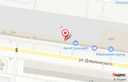 Шедевр на улице Дзержинского на карте