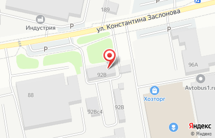 Автомойка МойCAR на улице Константина Заслонова на карте