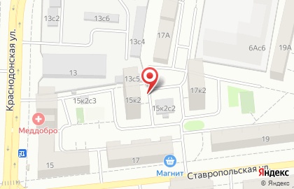 Орфей на Ставропольской улице на карте