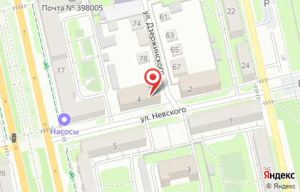 ЦЛАТИ на улице Невского на карте