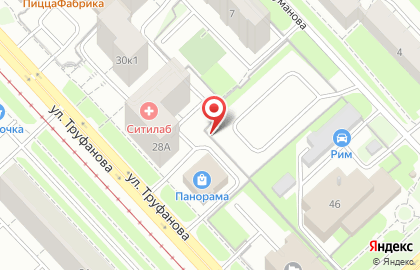 Сервис+ на улице Труфанова на карте