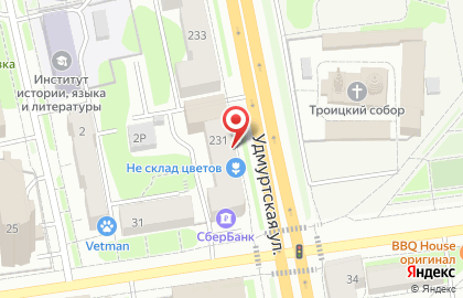 Центр развития Мозга на Удмуртской улице на карте