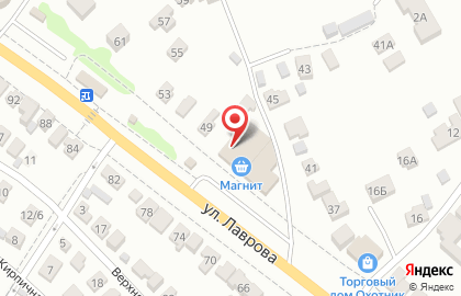 Суши-бар Тунец на улице Лаврова на карте