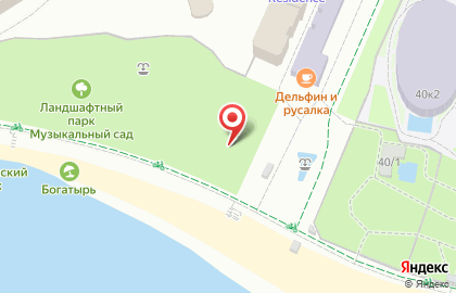 Батутный парк в Сочи на карте