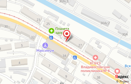 Банкомат Дальневосточный банк в Первомайском районе на карте