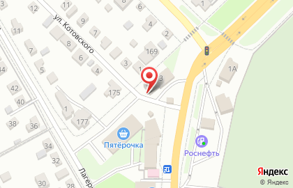 Киоск на Лагерной улице на карте