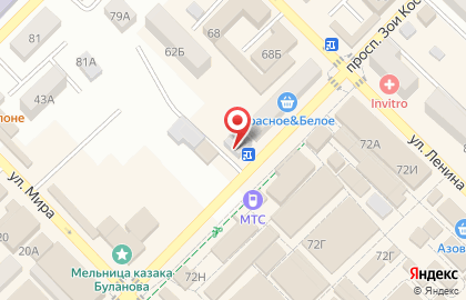 Мемориальная компания Гранит на Зои Космодемьянской на карте