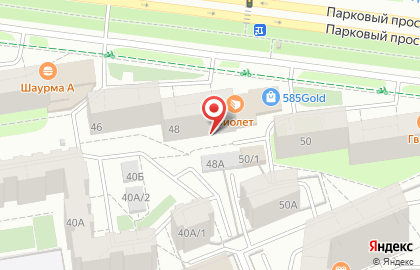 Сеть ювелирных магазинов Золото 585 в Дзержинском районе на карте