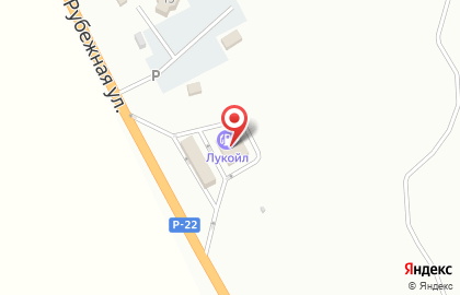 СТО Лукойл на Рубежной улице на карте