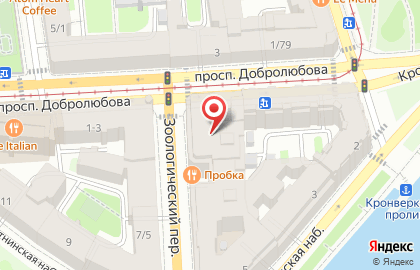ЗАО Банкомат, Райффайзенбанк в Зоологическом переулке на карте