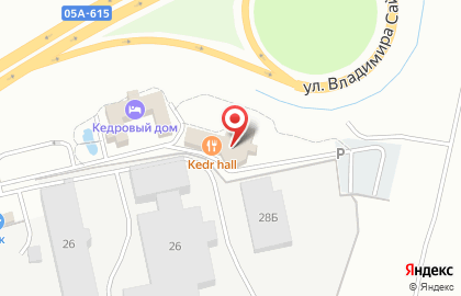 Банкетный зал Kedr Hall на карте