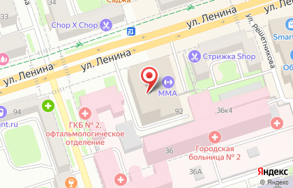 Перспектива в Дзержинском районе на карте