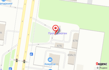 Техцентр Промкриоген в Автозаводском районе на карте