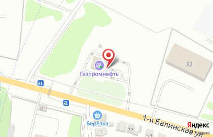 АЗС Газпромнефть в Ленинском районе на карте