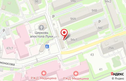 Аптека Новая аптека в Железнодорожном районе на карте