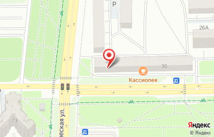 Библиотека №4 на проспекте Октября на карте